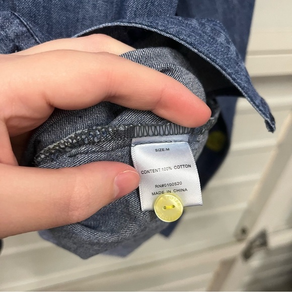 NEW Welovefine Adventure Time Lemon Denim Button Up - Picture 5 of 11